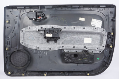 12-19 Fiat 500 Abarth Coupe Left Leather Interior Door Trim Panel