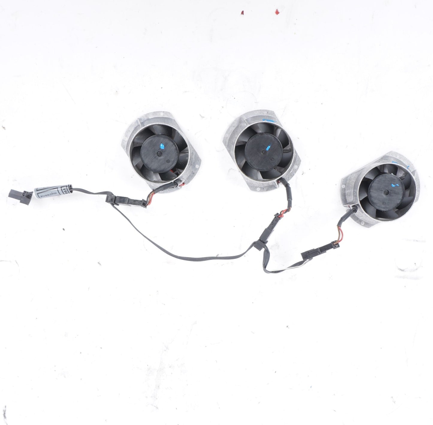 13-18 BMW 650i 640i Front Seat Vent Fan 9180626 SET Of 3 OEM