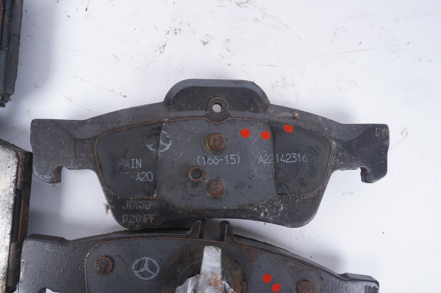 GENUINE Front And Rear Brake Pad Sets With Sensors For MERCEDES C CL CLK CLS E S