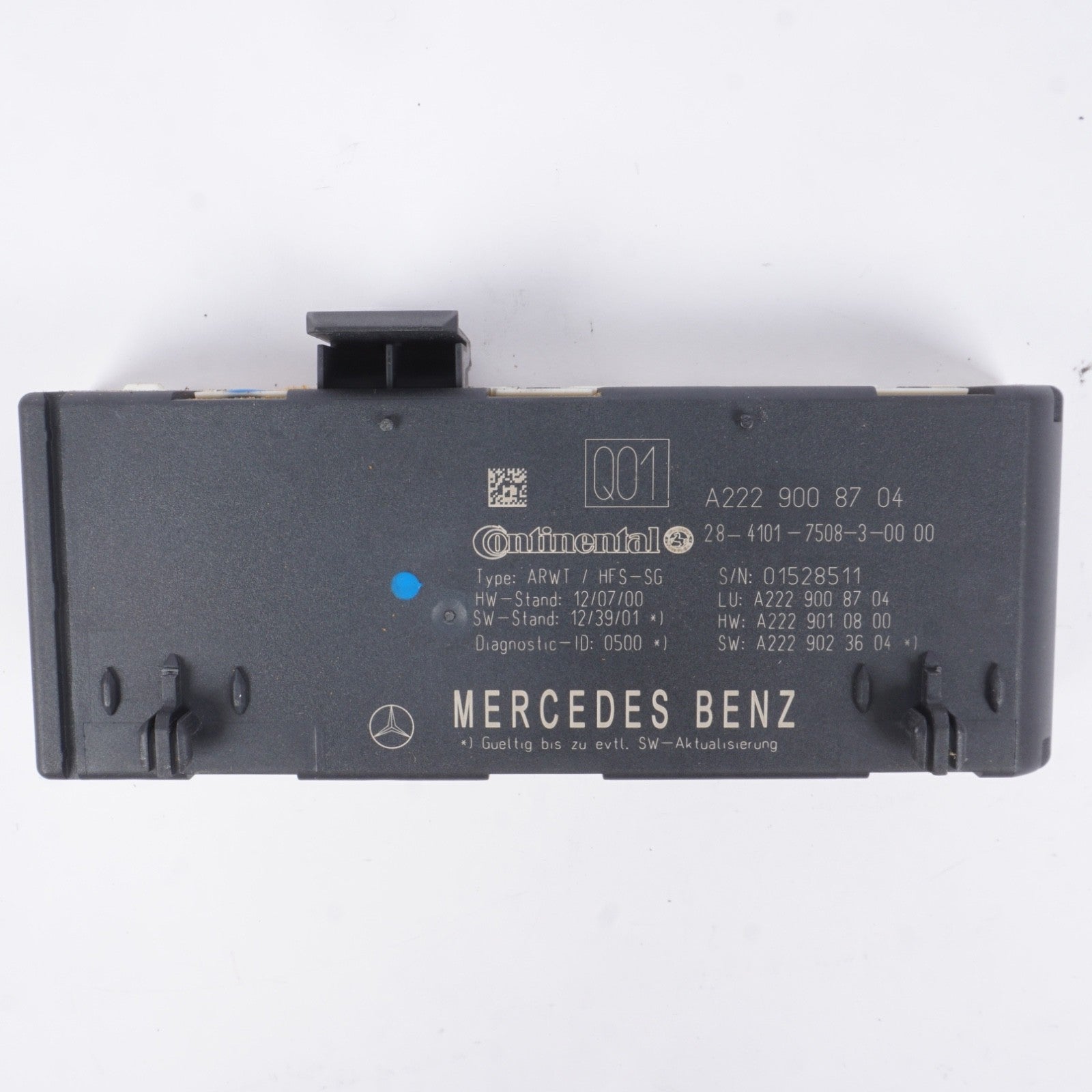 2014 Mercedes S550 W222 OEM Remote Trunk Control Module A2229008704 S600 S63 S65