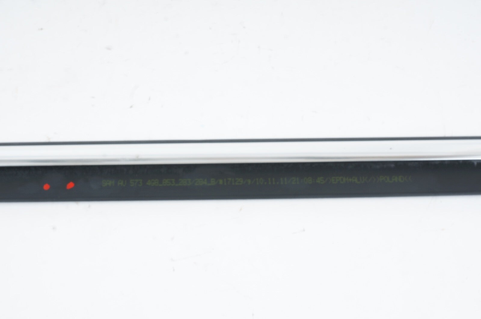 2012-2018 AUDI A7 FRONT LEFT DRIVER SIDE DOOR WINDOW BELT MOLDING 4G8853283B OEM