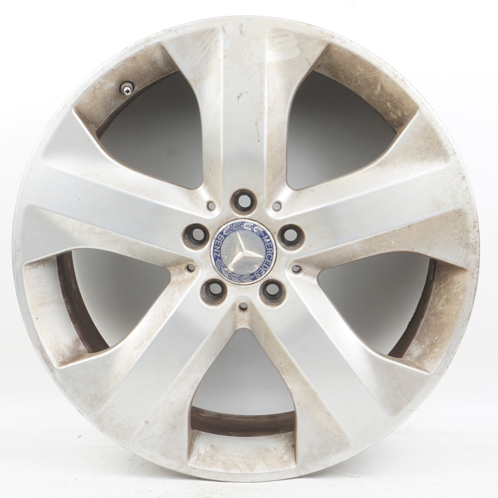 2007-2012 Mercedes GL450 ML350 8X19 Alloy Wheel Rim Silver W/ 5 Spoke 1644015602