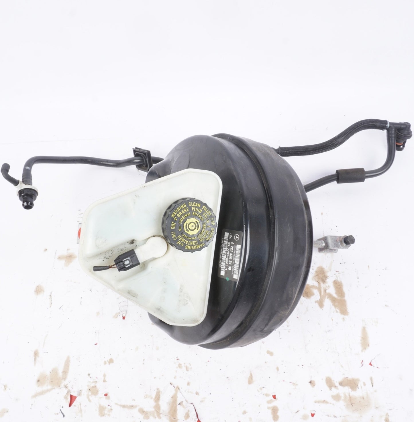 10-13 Mercedes W221 S550 S350 Brake Master Cylinder Power Booster 2214303130 OEM