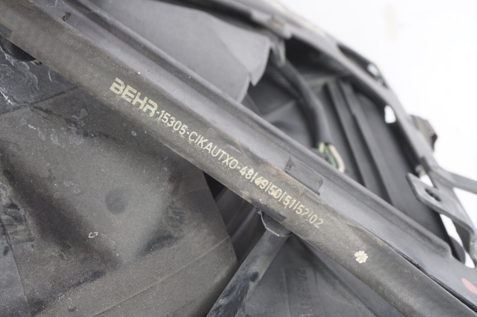 2000 2004 Porsche Boxster OEM Driver Left Radiator with Cooling Fan Bracket