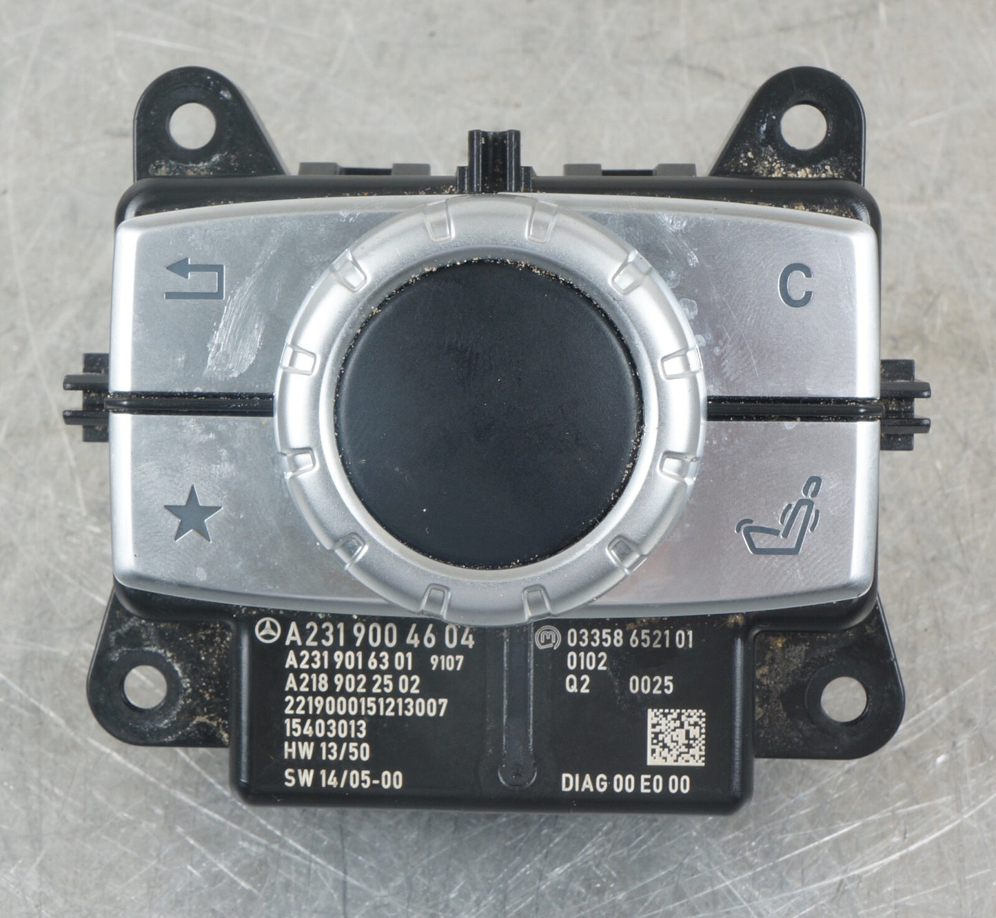 MERCEDES SL CLASS CONSOLE SWITCH KNOB, 2319004604, 2319016301, 2189022502, OEM