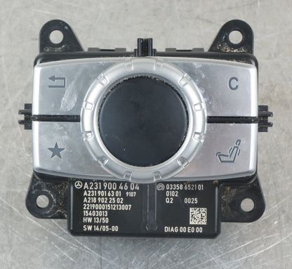 MERCEDES SL CLASS CONSOLE SWITCH KNOB, 2319004604, 2319016301, 2189022502, OEM