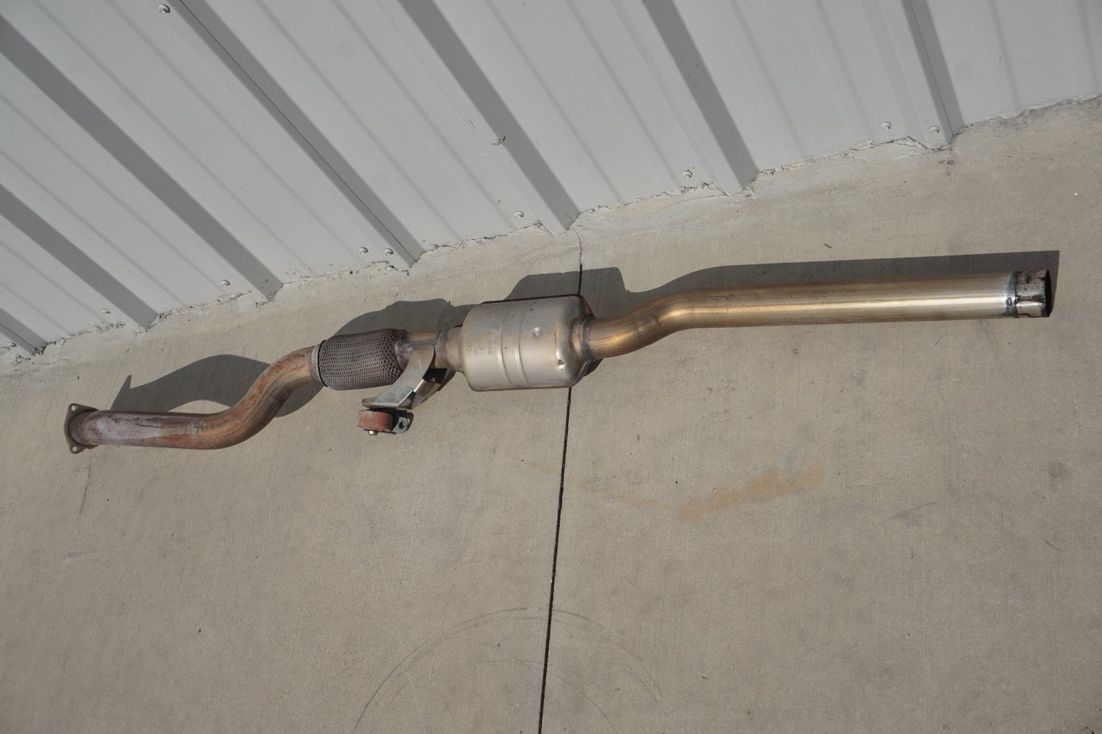 2011 2012 Audi A8 4.2l Exhaust Downpipe Flex Pipe Right Passenger Side OEM