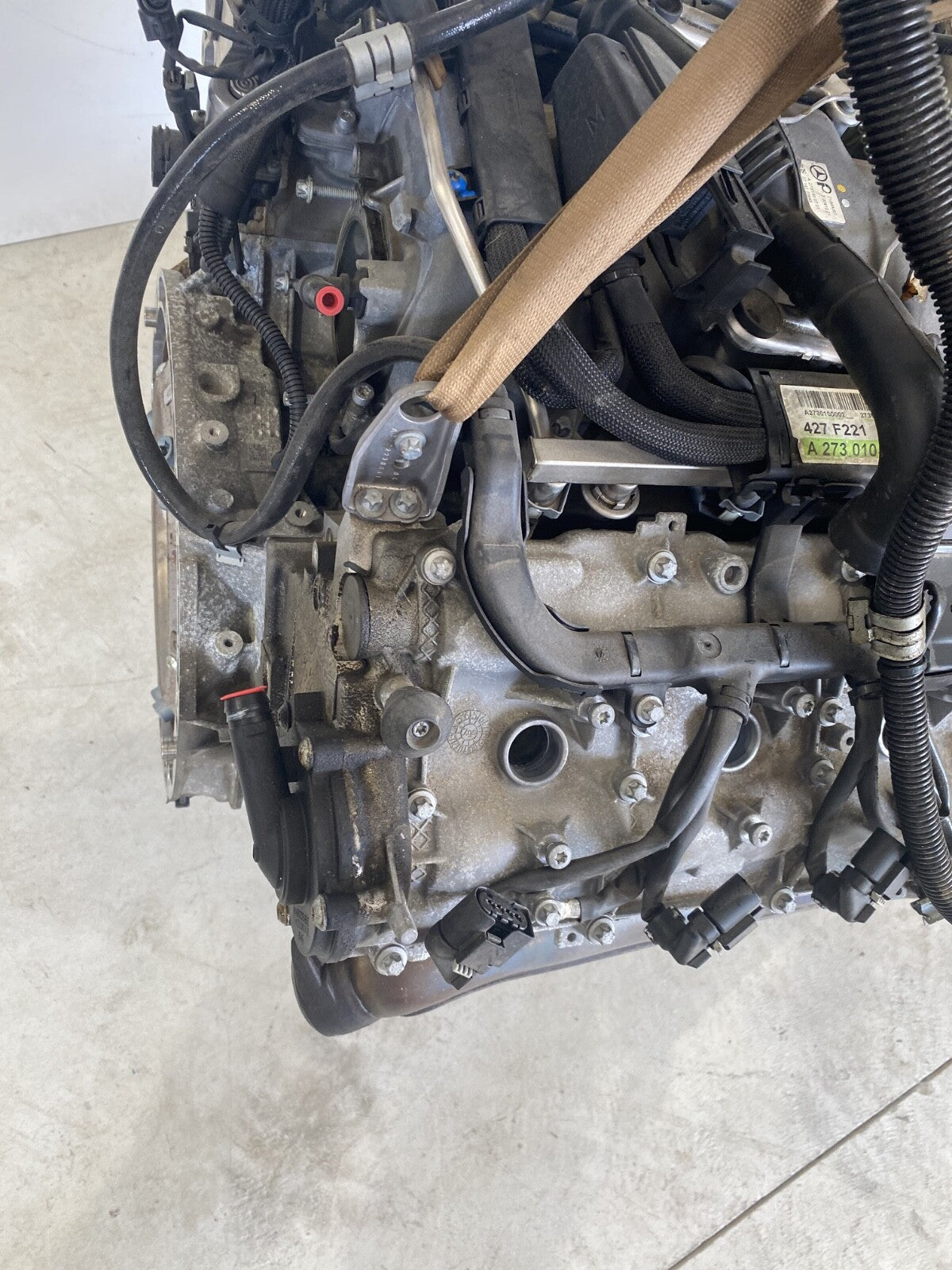 2007 - 2008 MERCEDES W216 CL550 S550 5.5L V8 M273 RWD ENGINE MOTOR ASSEMBLY OEM