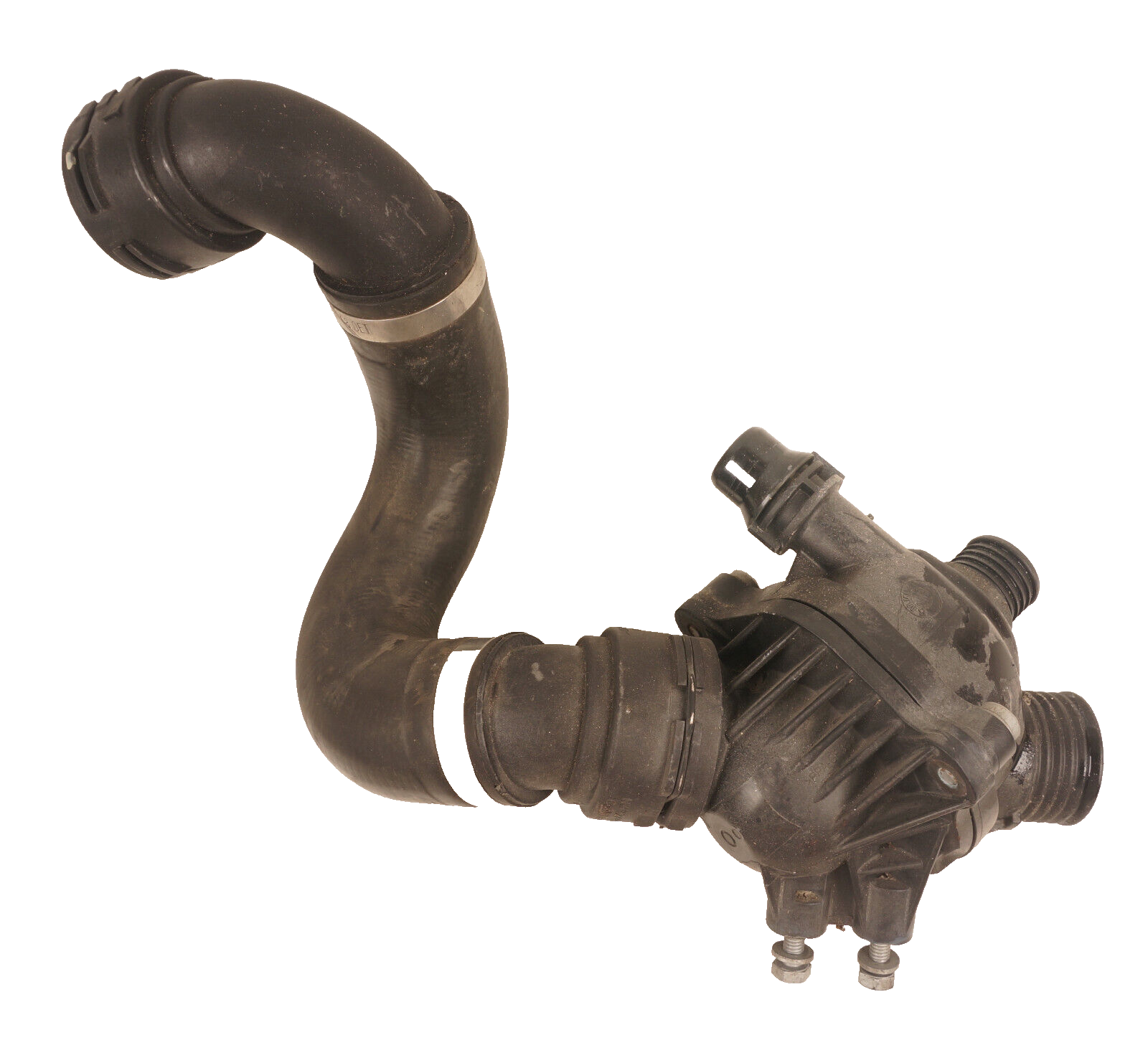 11-13 BMW 328I E92 E93 ENGINE COOLANT THERMOSTAT W/ HOSE OEM