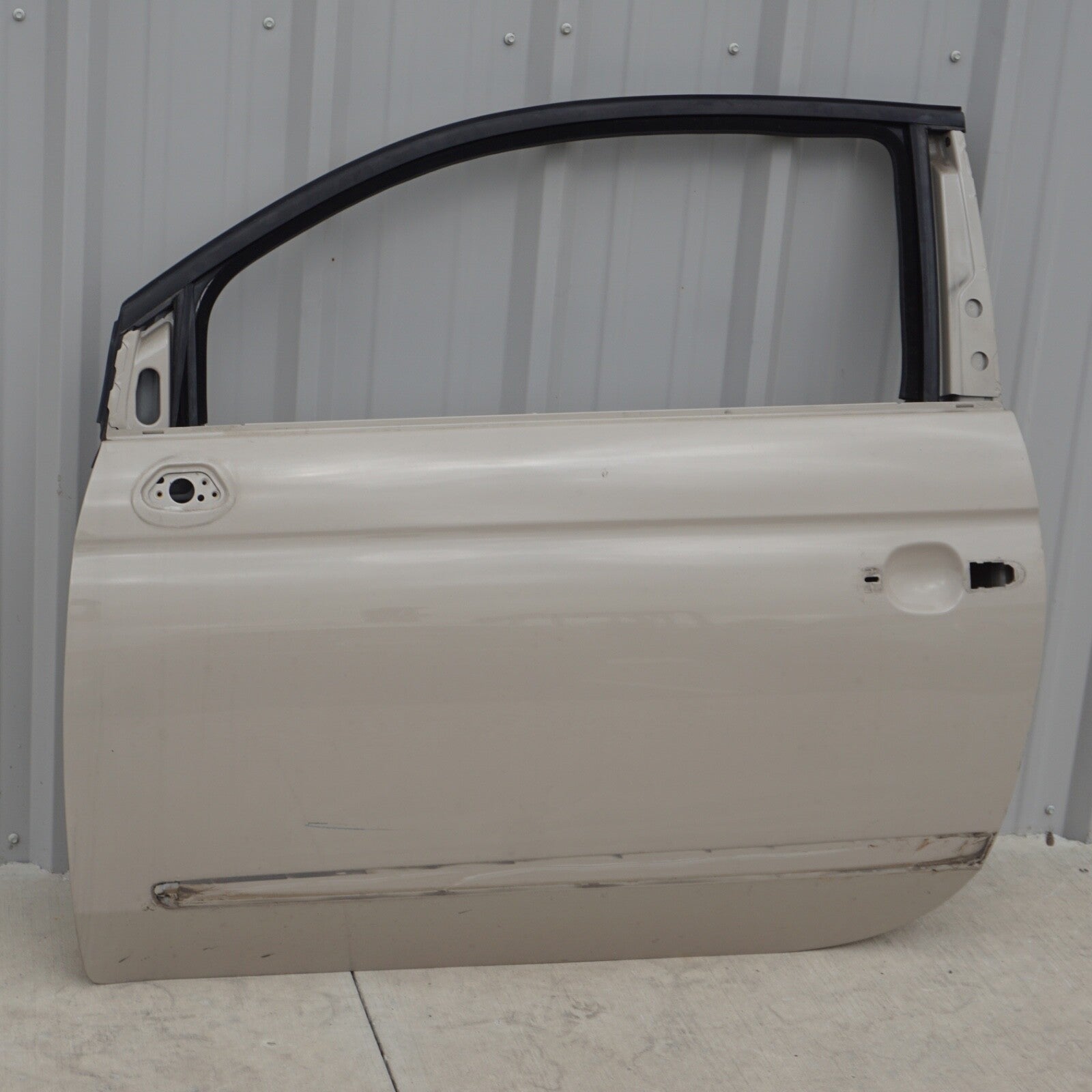 12-17 Fiat 500 Front Left Door Shell Panel OEM