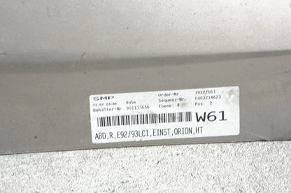 2007 - 2013 BMW 335i  328i CONVERTIBLE COUPE FRONT FENDER RIGHT SIDE