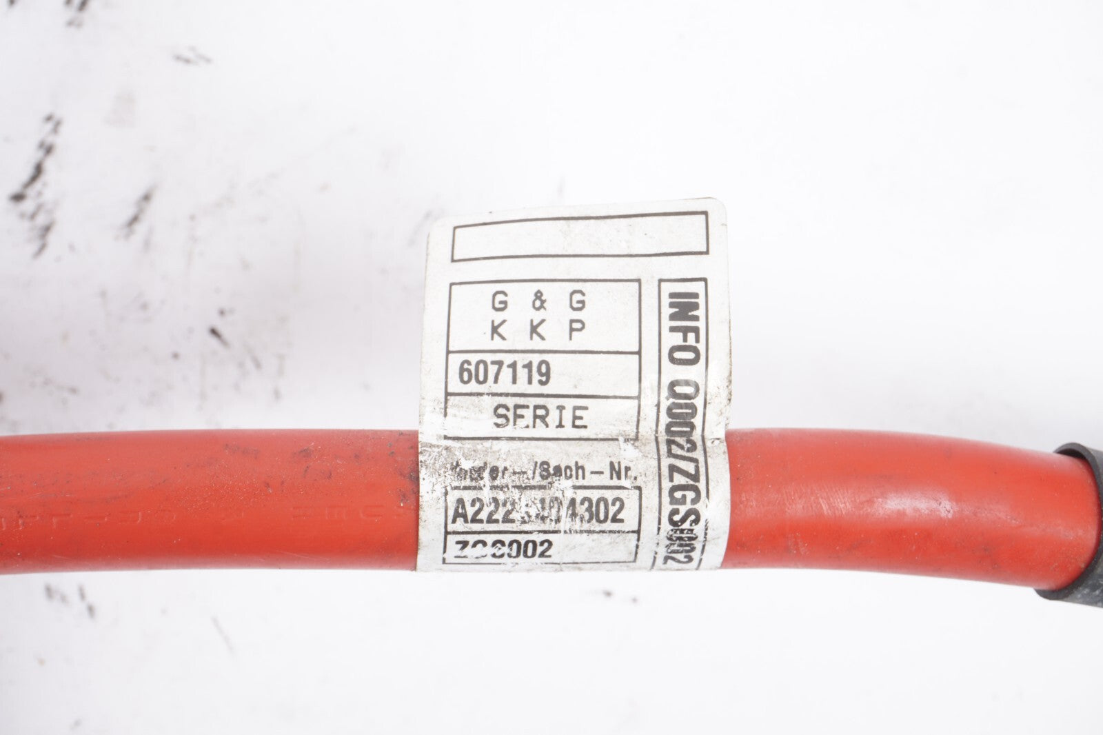 14-17 Mercedes S550 W222 Positive Battery Terminal Cable 2225404402 OEM