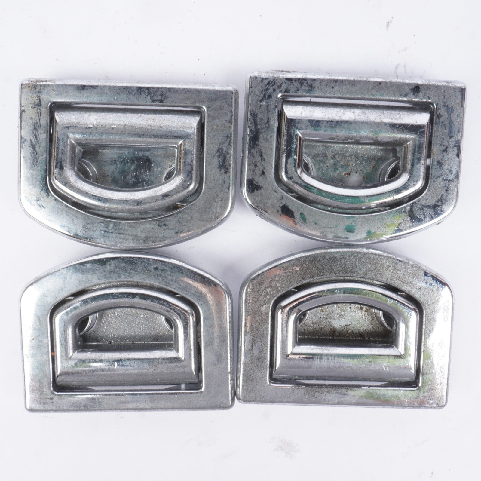 2011-2018 AUDI A8 L A8 S8 D4 REAR TRUNK CARGO TIE DOWN HOOK ANCHOR SET X4 OEM