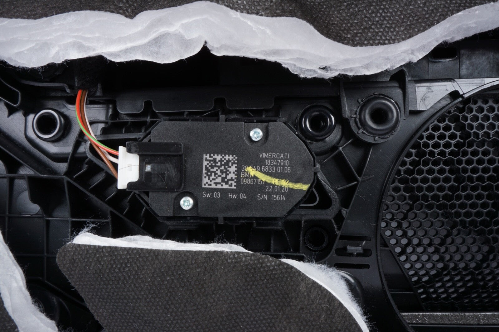 2021-2024 BMW M440I 430I FRONT LEFT INNER DOOR TRIM PANEL BLACK LEATHER OEM