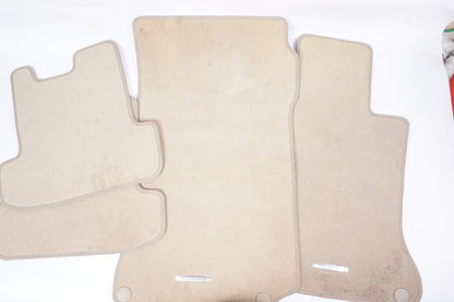 14-17 MERCEDES E400 E350 CONVERTIBLE COUPE FLOOR MAT CARPET SET OF 4 OEM