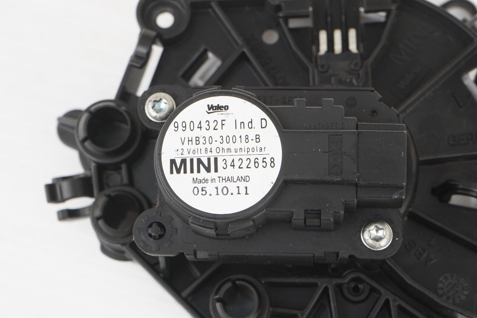 2007 - 2015 MINI COOPER S R57 R56 HVAC AIR FLAP MOTOR ACTUATOR 3422658  OEM