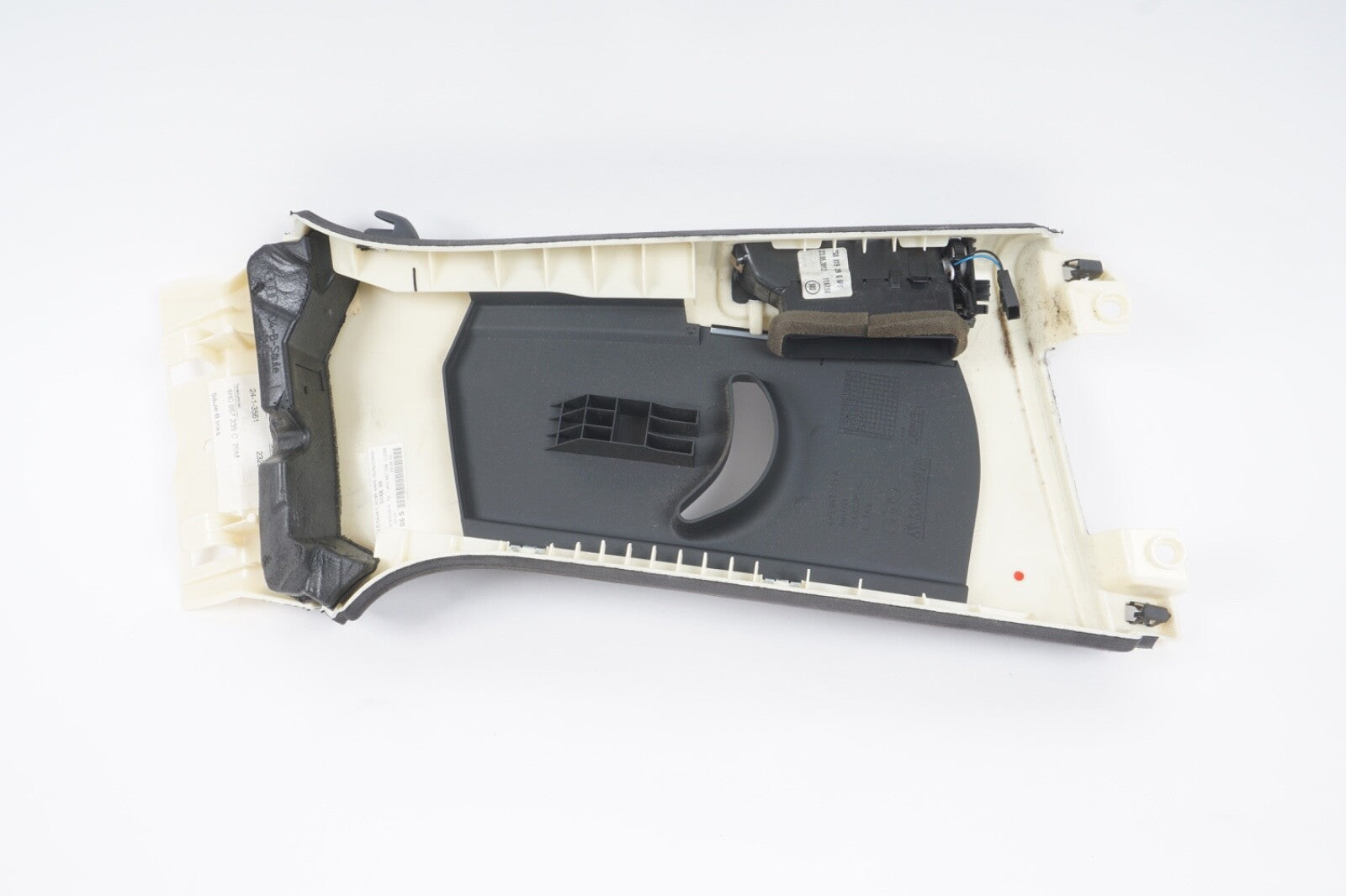 2011 - 2017 AUDI A8 LEFT DRIVER SIDE Upper B Pillar Trim Cover Panel ALCANTARA