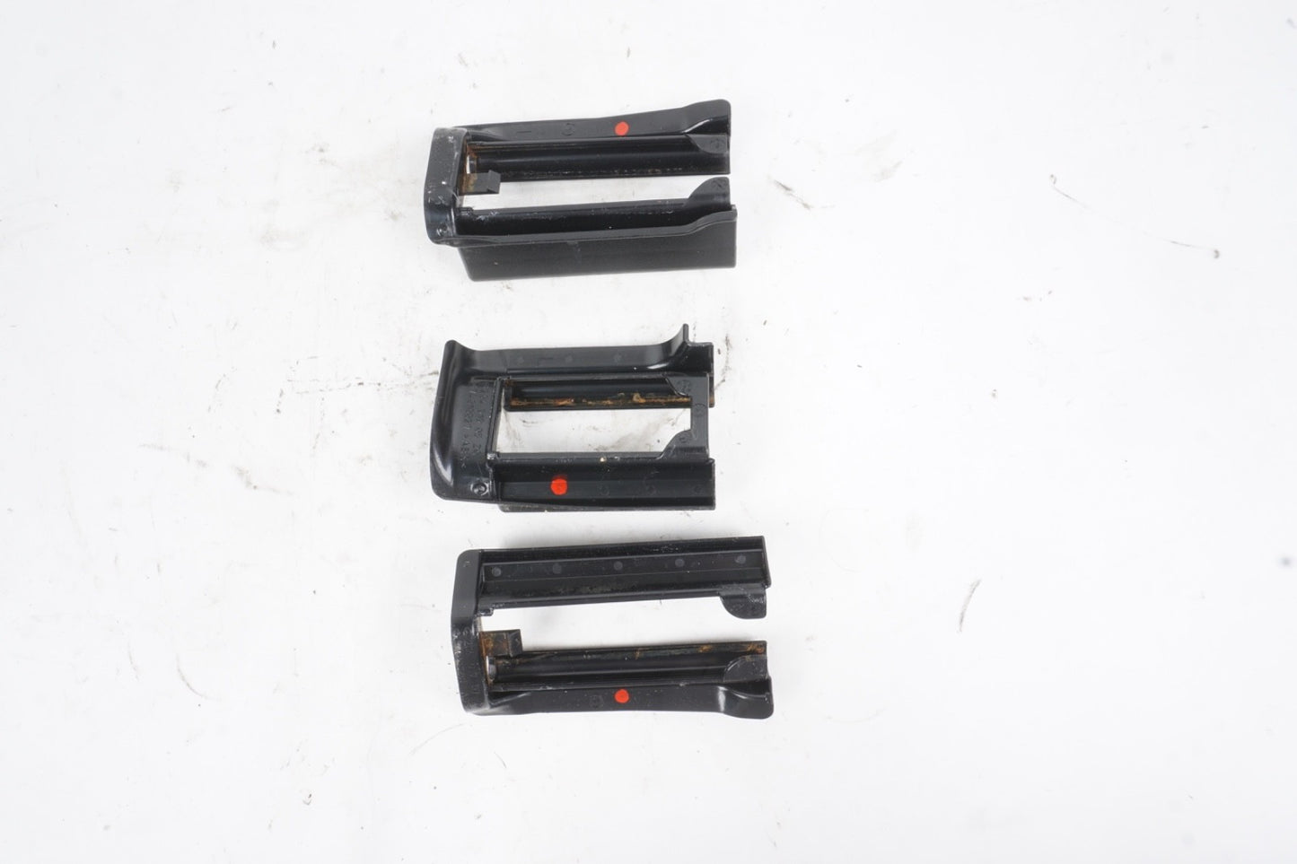 2008 - 2014 MERCEDES-BENZ C250 C350 FRONT LEFT SEAT RAIL COVER TRIM OEM SET of 3