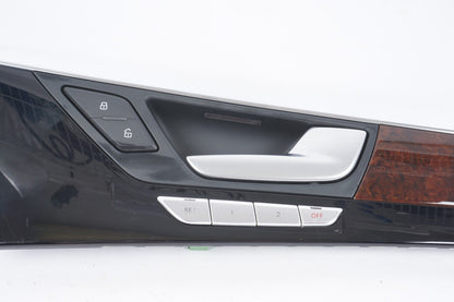 12-17 AUDI A8L A8 FRONT RIGHT PASSENGER DOOR TRIM MOLDING W/ HANDLE  OEM