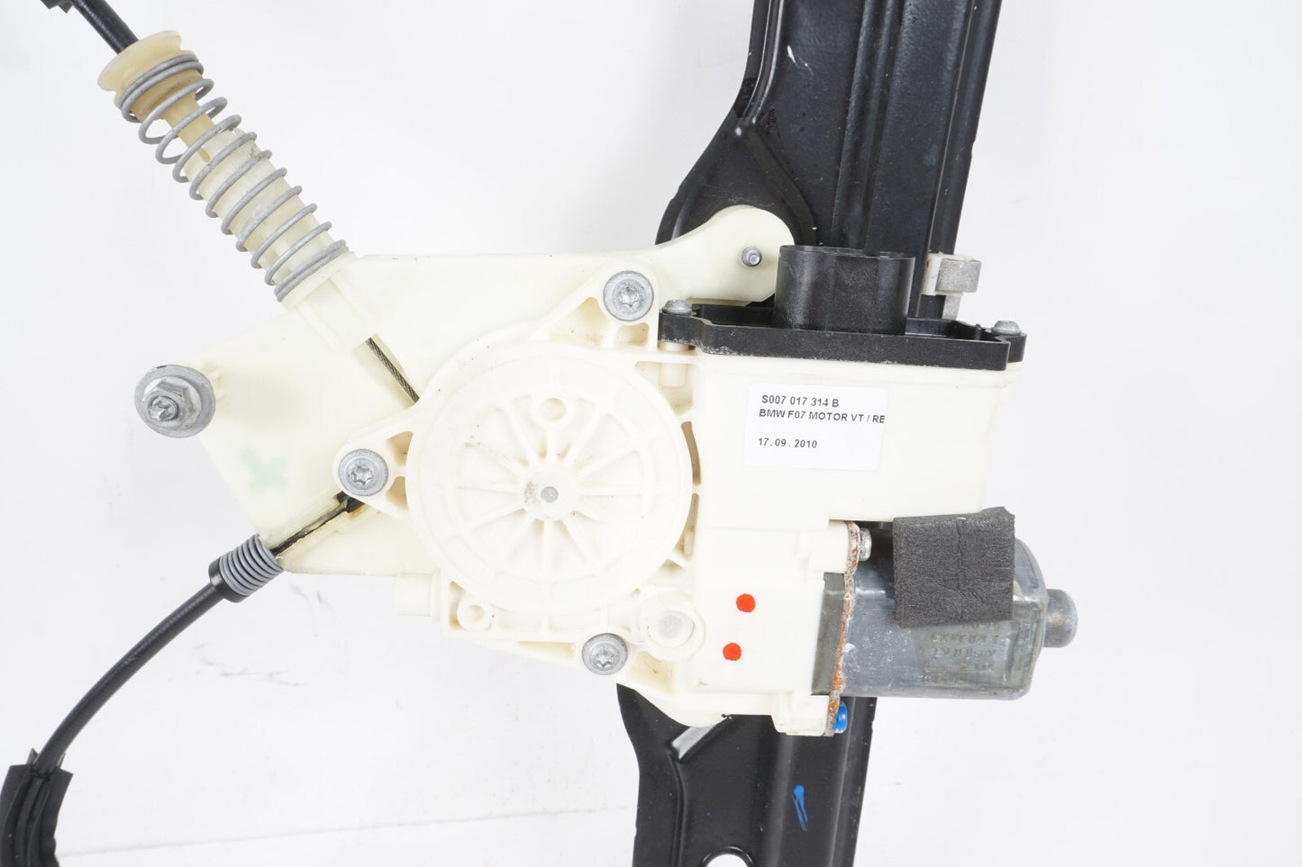 2010-2017 BMW 550I GT F07 FRONT RIGHT PASSENGE SIDE WINDOW REGULATOR & MOTOR OEM