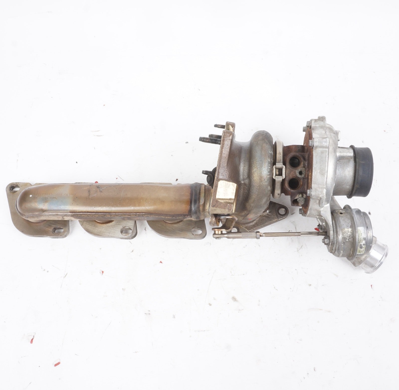 2011 - 2018 Mercedes W222 CLS550 GL450 Left Side Turbocharger Manifold OEM