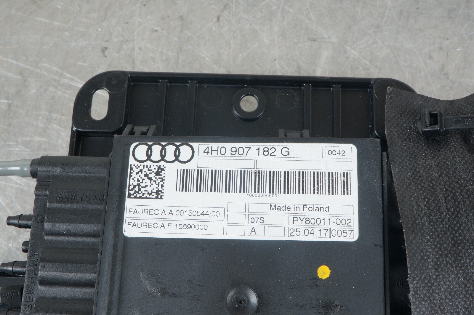 2011 - 2017 AUDI A8 L FRONT RIGHT PASSENGER SIDE SEAT LUMBAR SUPPORT OEM