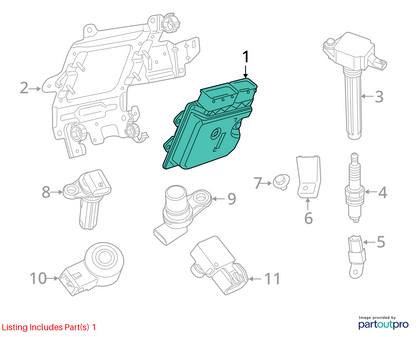 2018 - 2019 Jeep Renegade 2.4 ECU TCM Engine Computer Ignition OEM