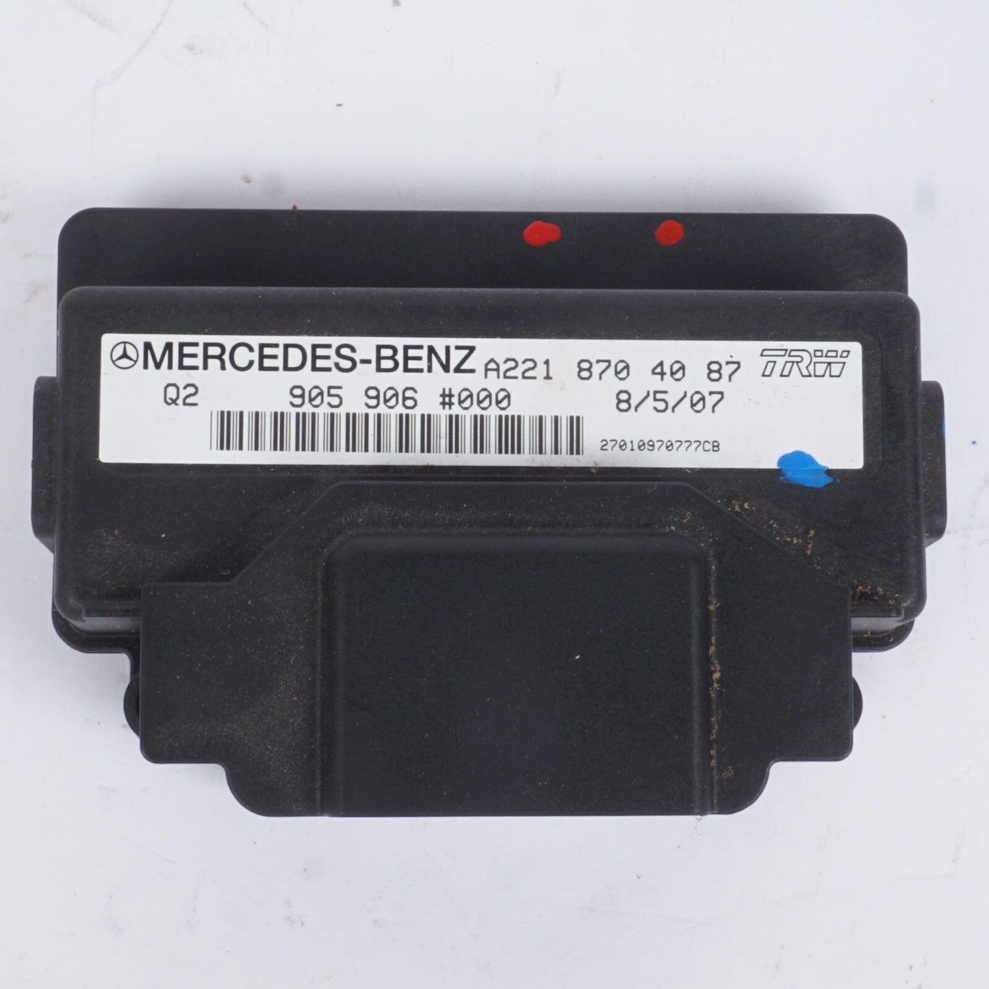 07-13 Mercedes W221 S550 S63 Front Right Side Seat Occupancy Sensor  OEM