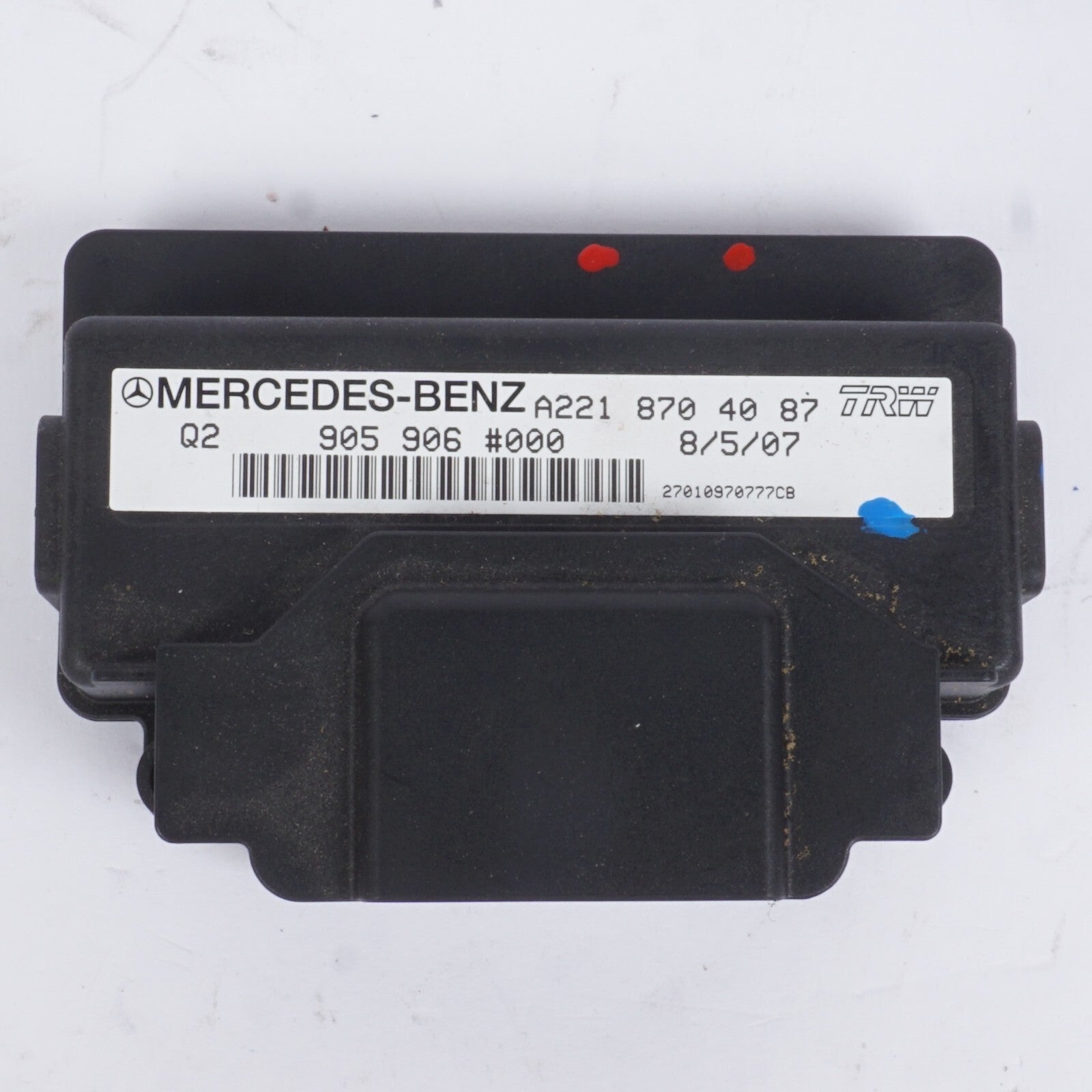 07-13 Mercedes W221 S550 S63 Front Right Side Seat Occupancy Sensor  OEM