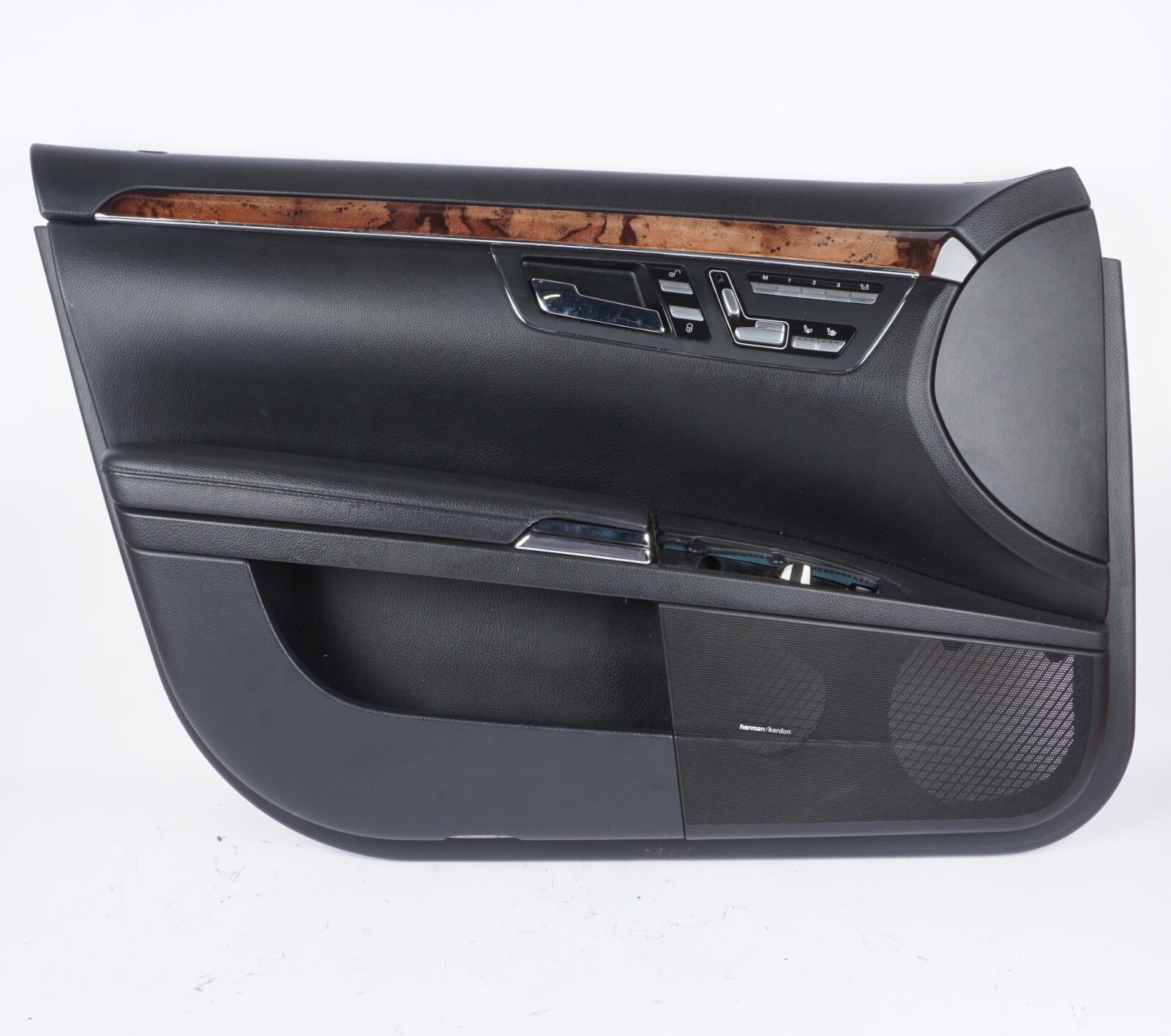 07-09 Mercedes W221 S550 S600 S63 AMG Front Left Driver Door Panel Trim OEM