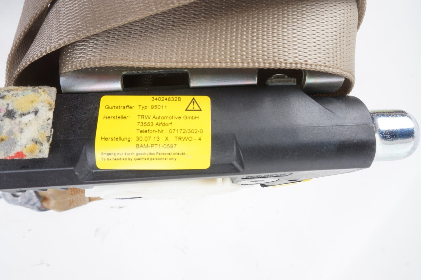 2008 - 2014 Mercedes C250 Rear Left Driver Side Seat Belt Retractor OEM