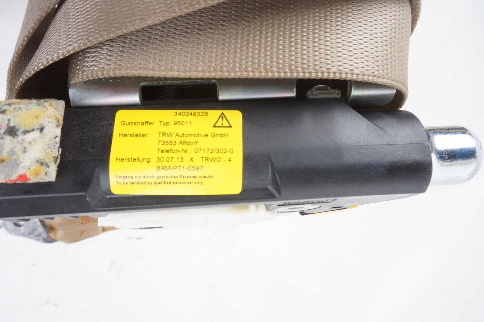 2008 - 2014 Mercedes C250 Rear Left Driver Side Seat Belt Retractor OEM