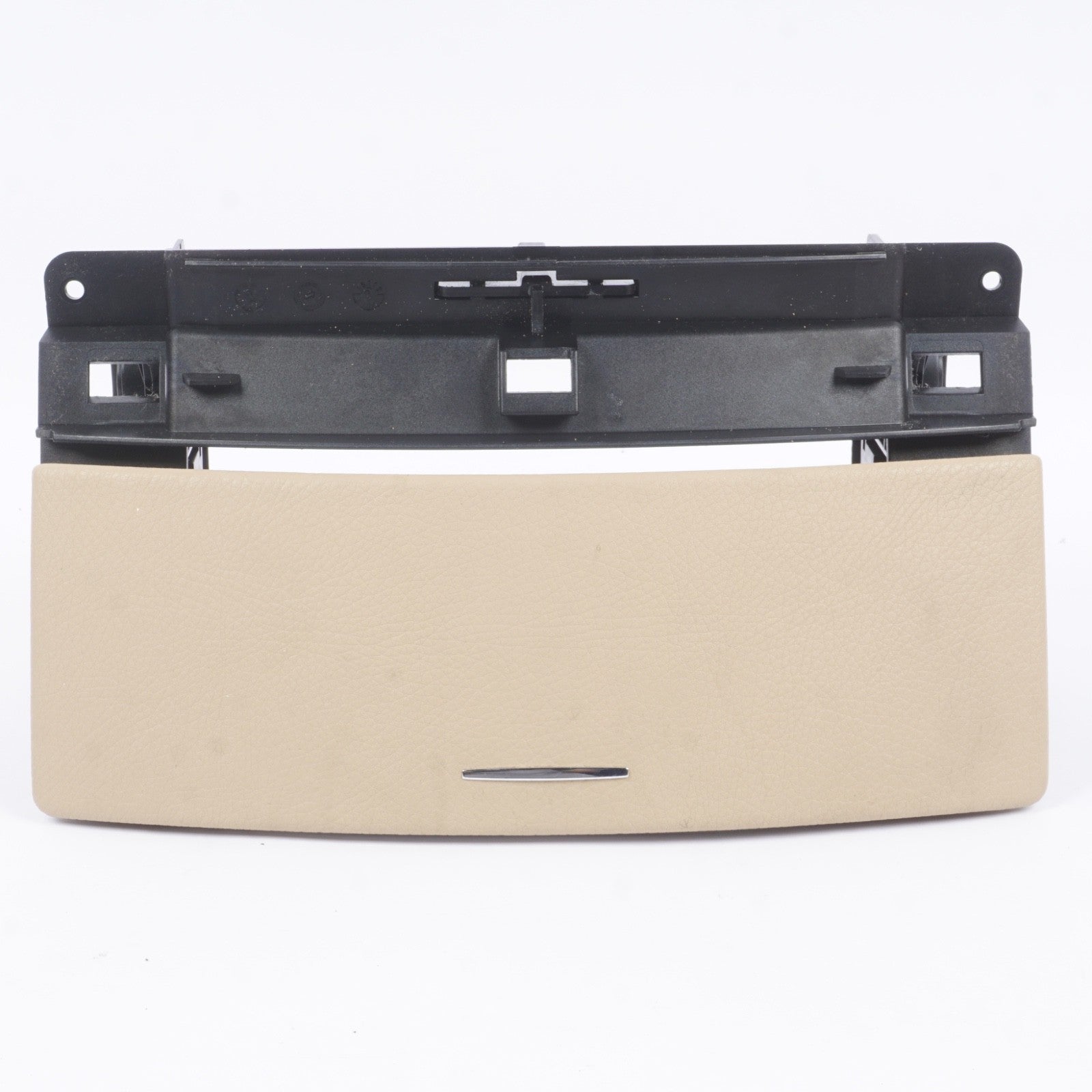 10-13 Mercedes W221 S550 S450 Dashboard Center Console CD Player Cover Beige OEM
