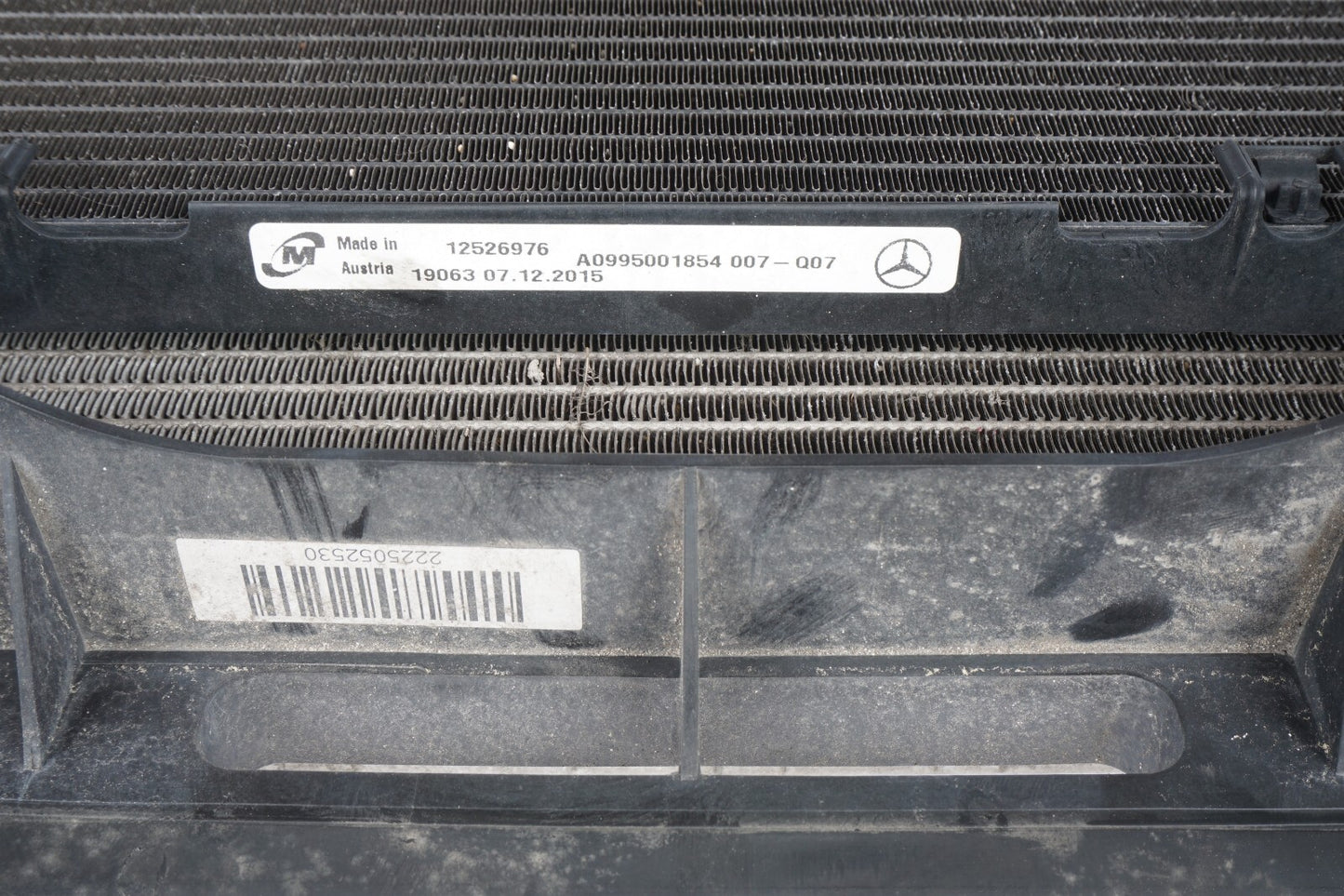 14-17 Mercedes S550e W222 3.0L Cooling Radiator & Condenser OEM