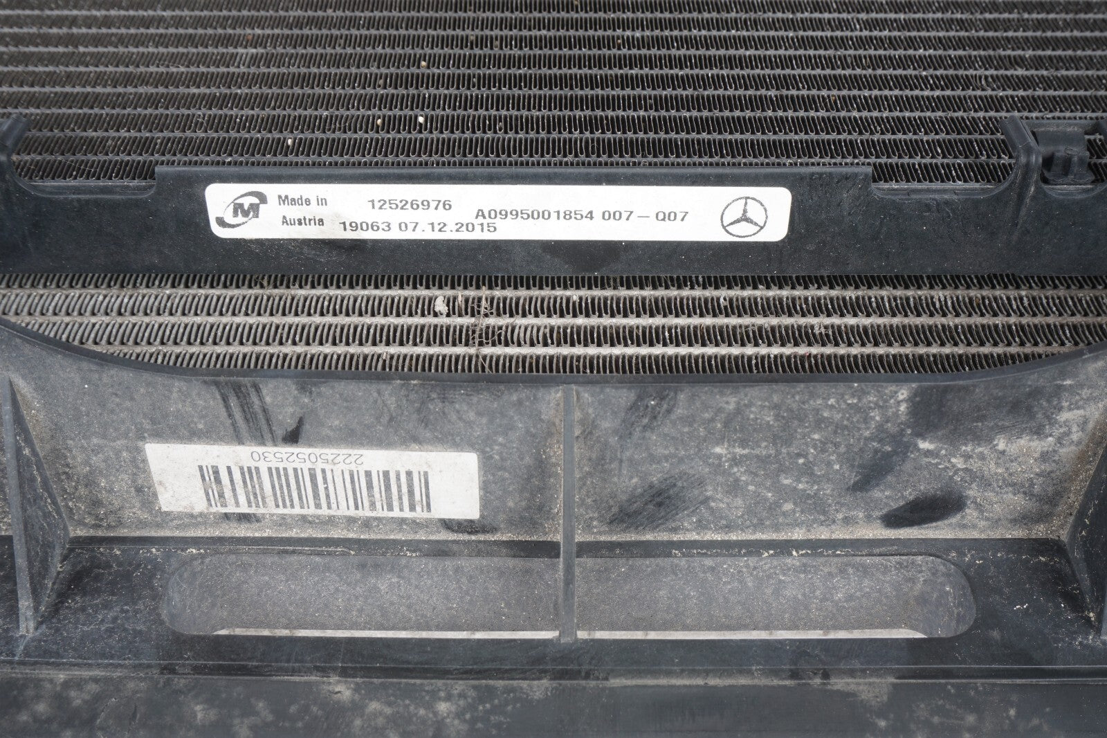 14-17 Mercedes S550e W222 3.0L Cooling Radiator & Condenser OEM