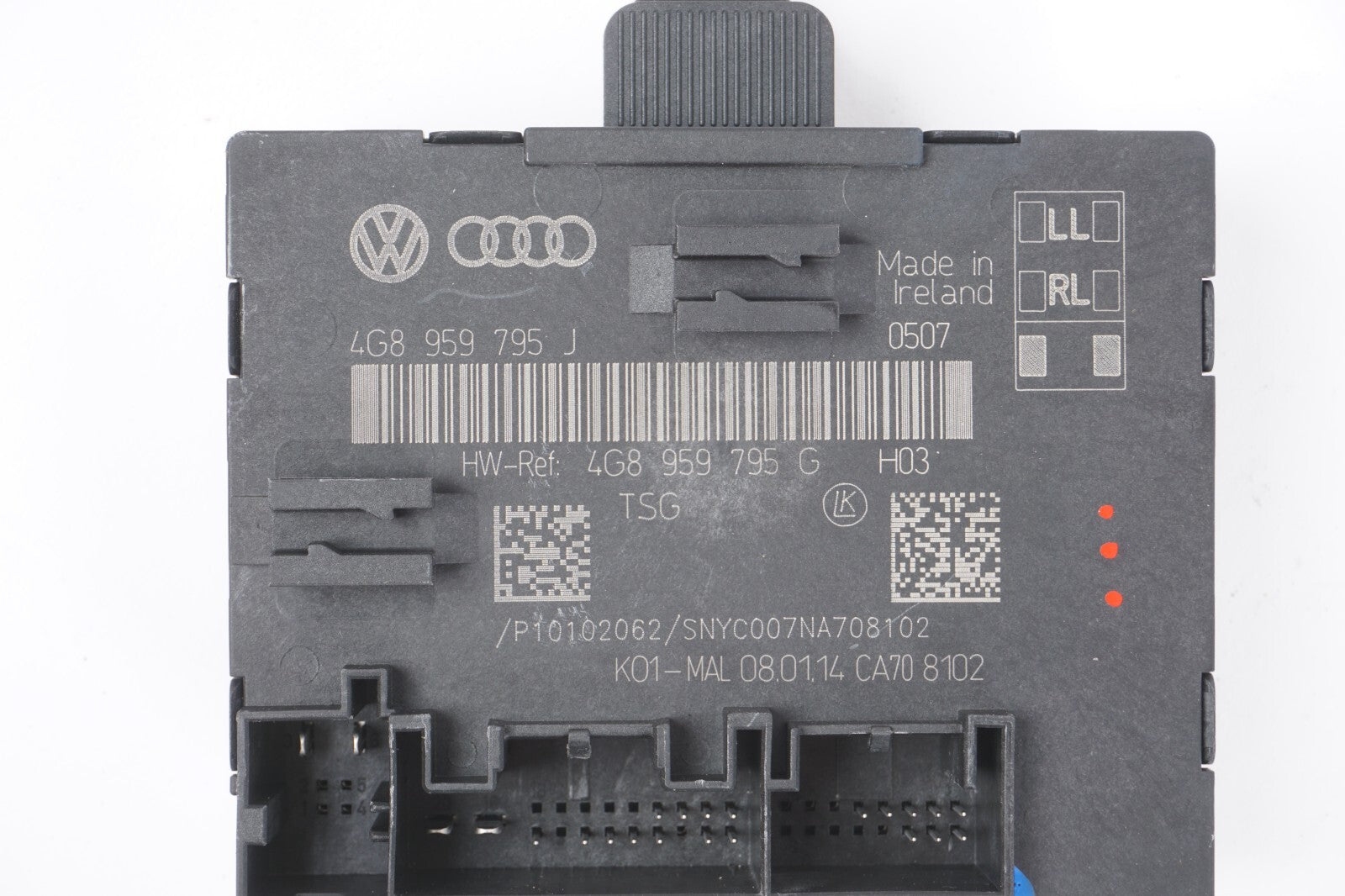 2012 - 2018 AUDI A7 REAR LEFT DRIVER SIDE DOOR CONTROL MODULE UNIT  OEM
