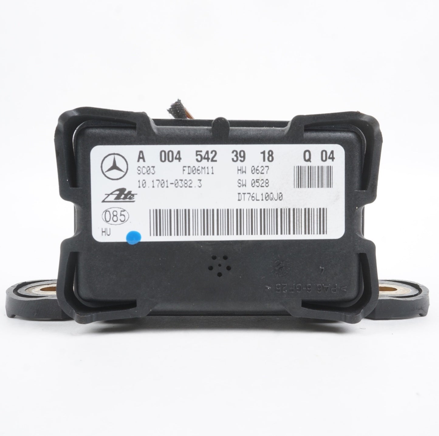07-13 MERCEDES BENZ W221 S550 YAW RATE TURN SENSOR CONTROL MODULE 0045423918 OEM