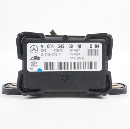 07-13 MERCEDES BENZ W221 S550 YAW RATE TURN SENSOR CONTROL MODULE 0045423918 OEM
