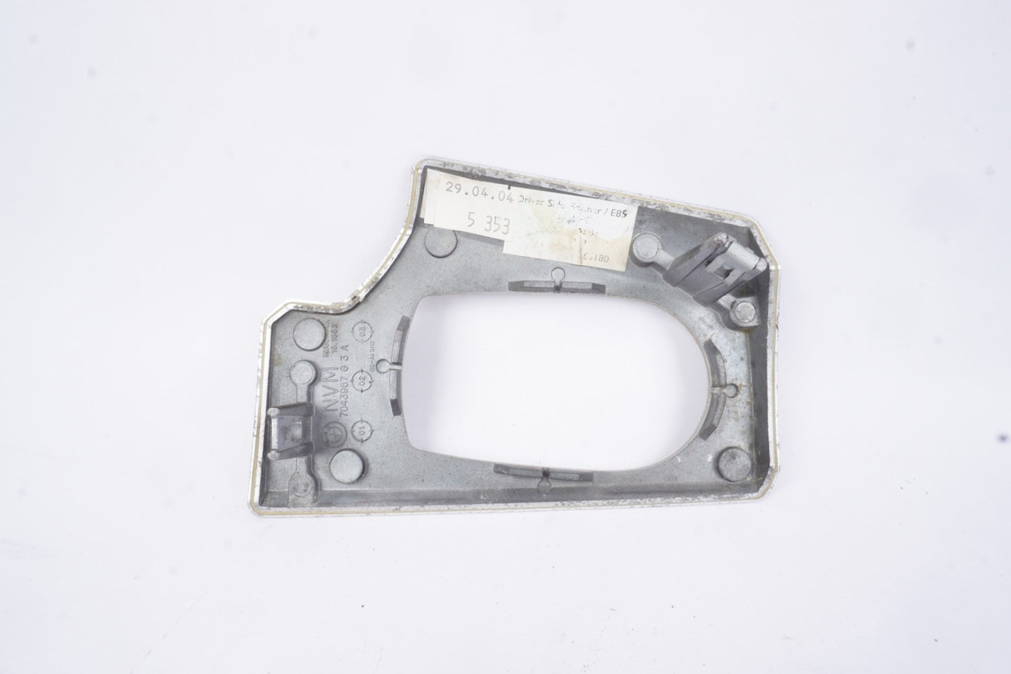 2003-2008 BMW E86 E85 Z4 FRONT LEFT DASH DASHBOARD ALUMINUM TRIM BEZEL OEM
