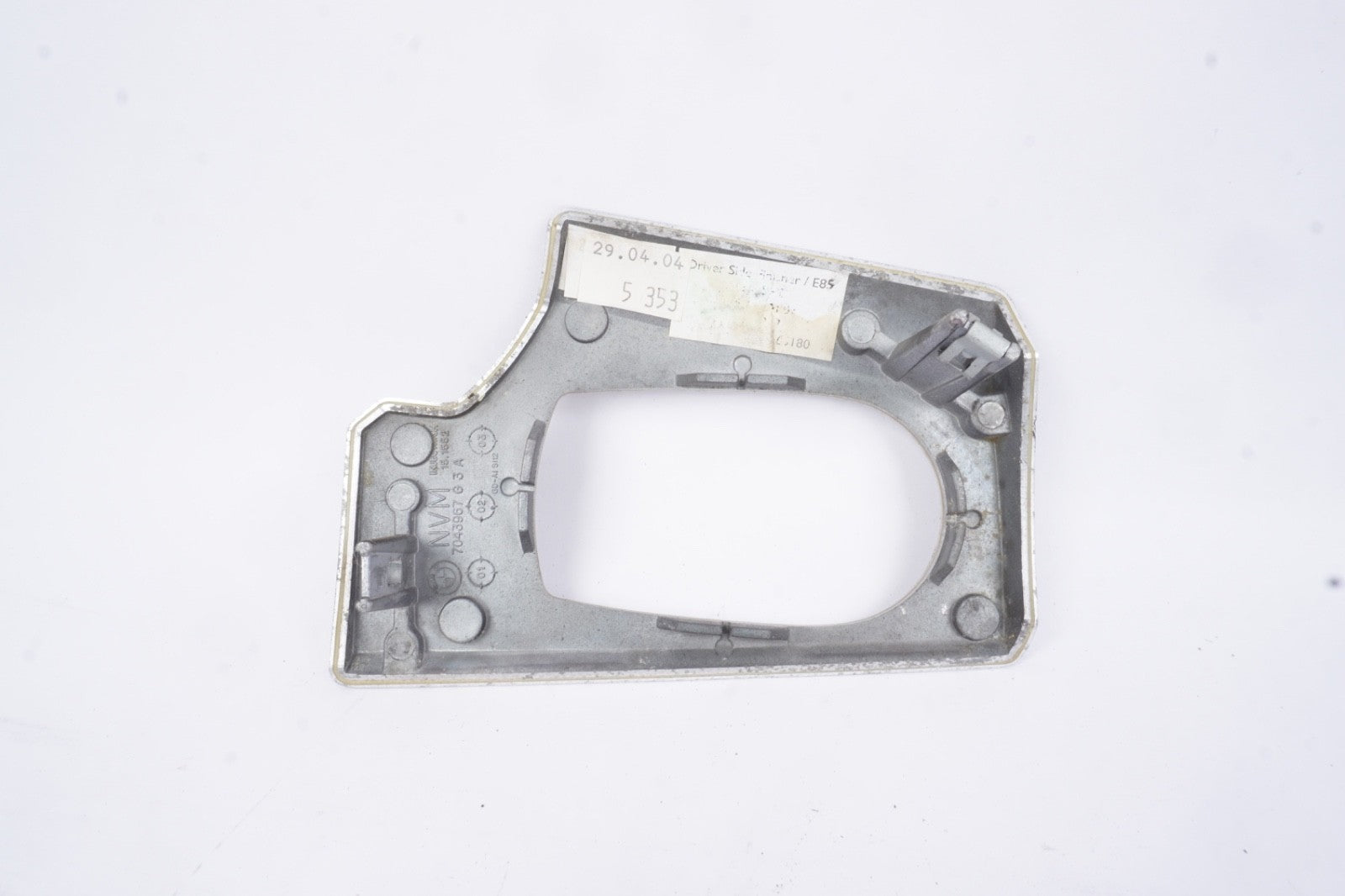 2003-2008 BMW E86 E85 Z4 FRONT LEFT DASH DASHBOARD ALUMINUM TRIM BEZEL OEM