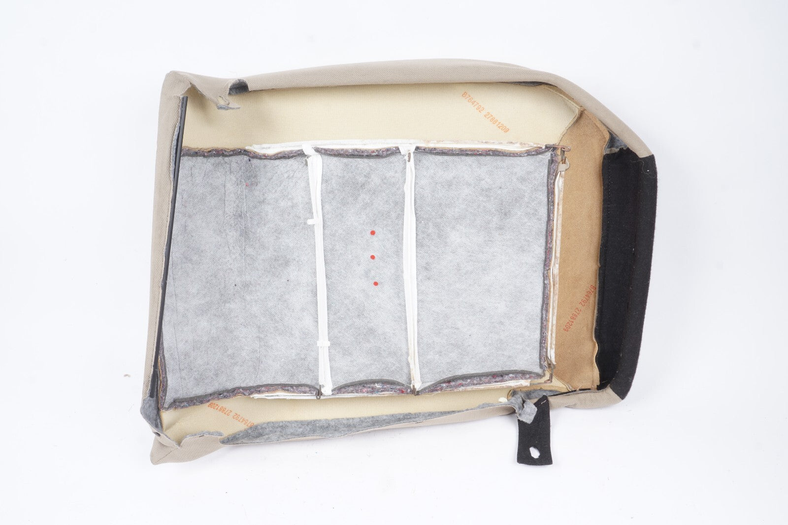 10-16 Mercedes E350 E550 Convertible Rear Left Seat Cushion Bottom OEM