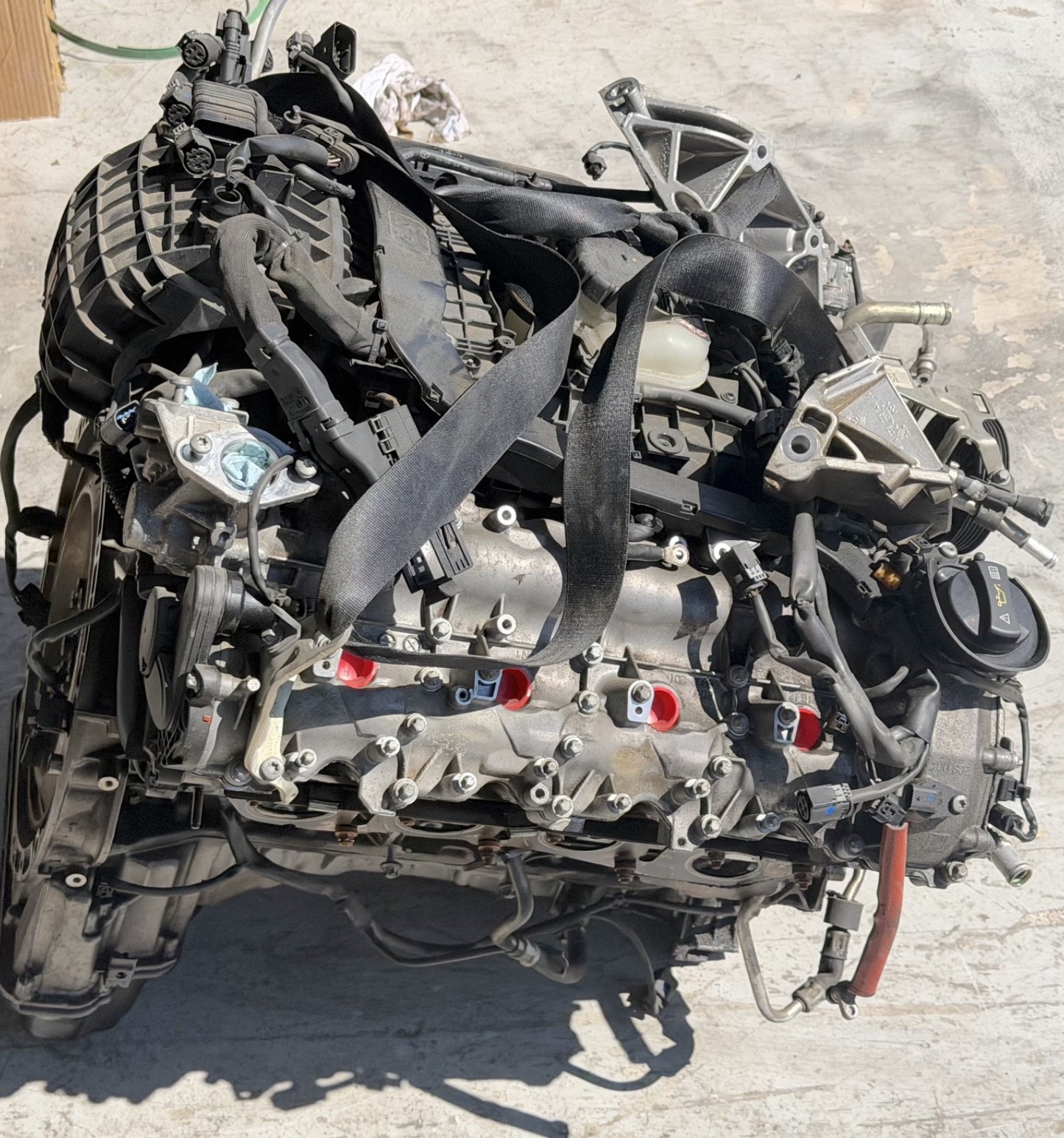 11-19 Mercedes W222 S550 GLE550 GL550 M278 RWD 4.6L V8 Engine Motor TESTED 131K