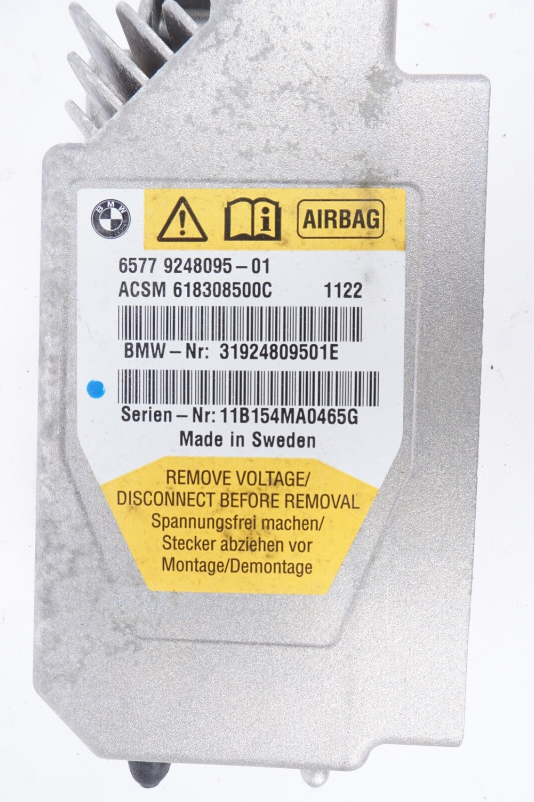 BMW 7 Series F02 Control Unit Module 2010 2011 2012 OEM 9248095