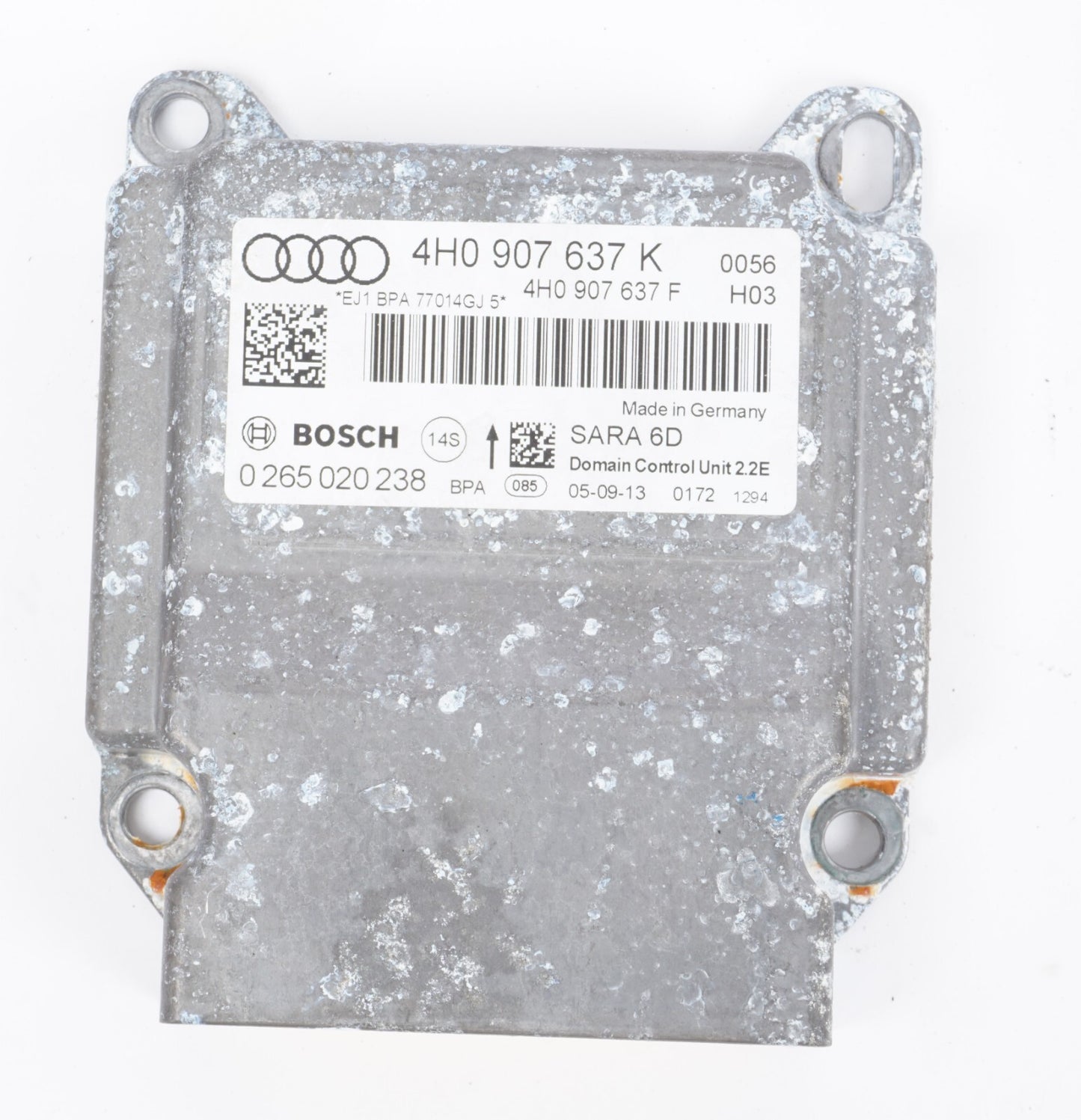 2013 - 2017 Audi A8L A8 Yaw Rate Sensor 4H0907637K OEM