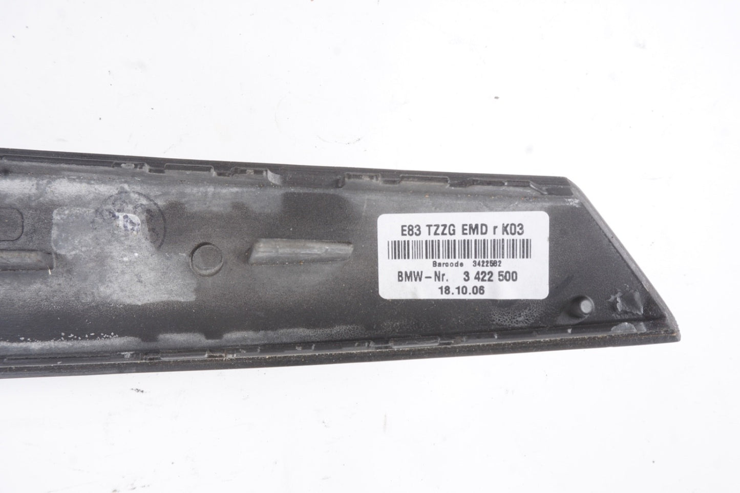 2007 - 2010 BMW X3 Rear Right Door Pull Handle Cover Trim Molding OEM
