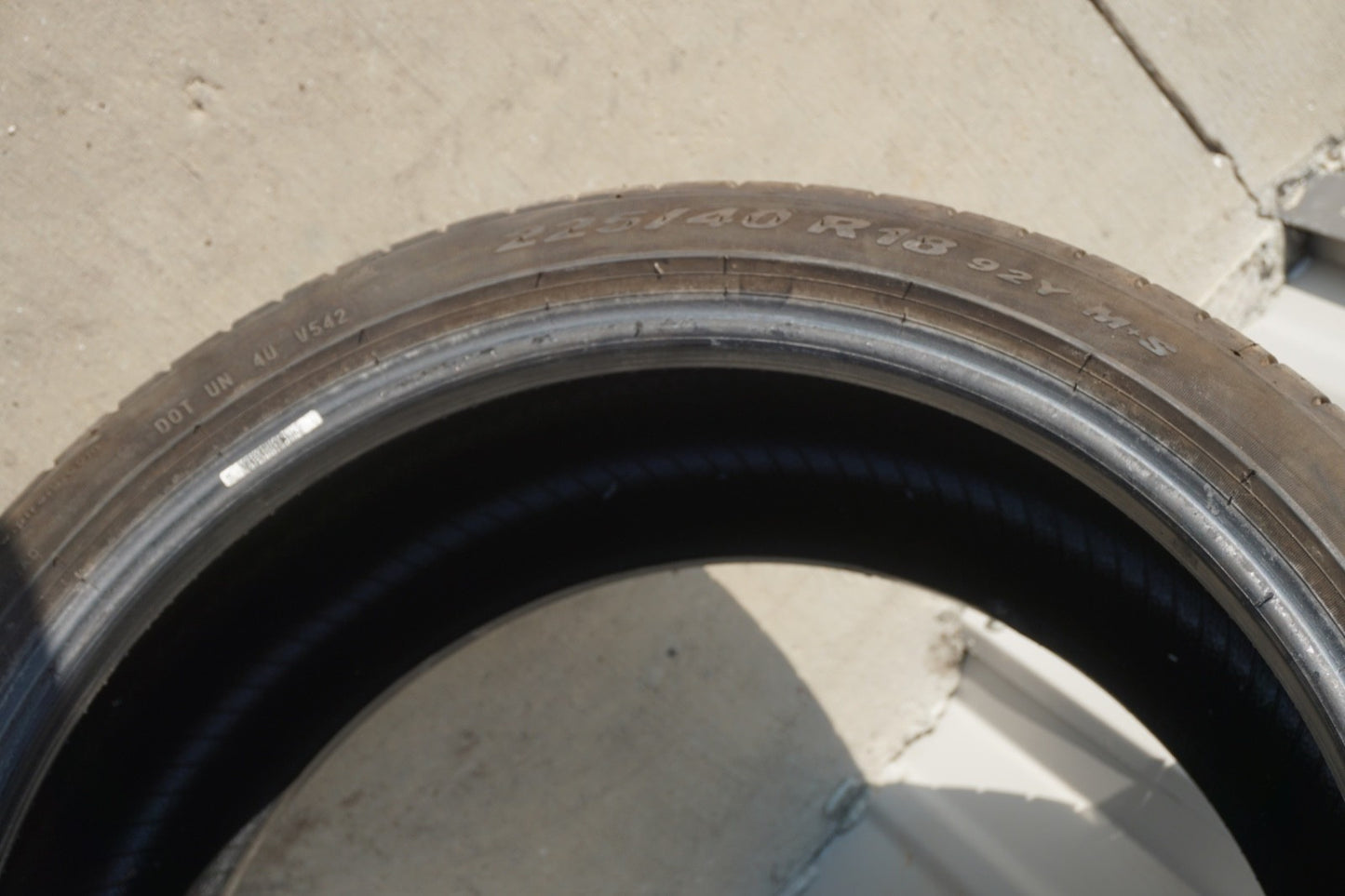 Pirelli Pzero All Season Plus 225/40R18 Tire (QTY 1) 9/32" - USED