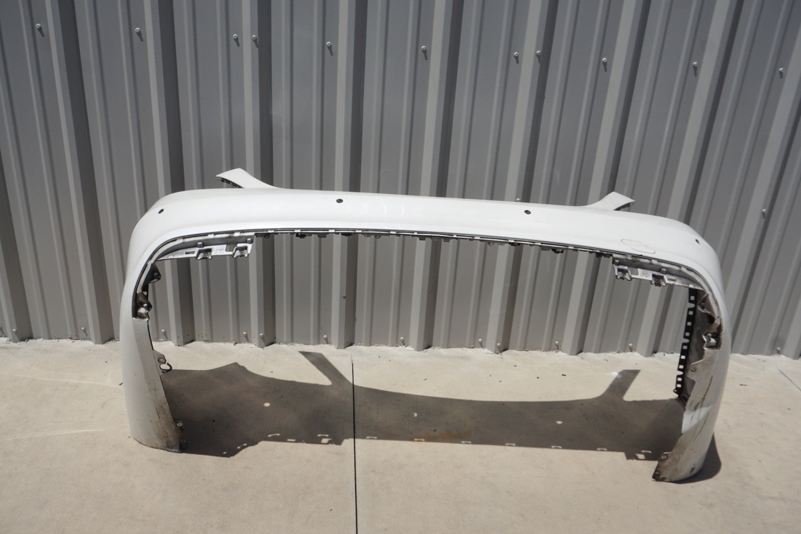 14-17 Mercedes W222 S550 S600 AMG Sport Rear Bumper Cover Diamond White OEM