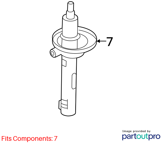 12-22 Volkswagen Passat Front Shock Strut Absorber & Spring Left or Right OEM