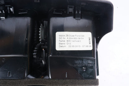 08-14 Mercedes C300 C350 W204 Rear Center Console AC Air Vent Trim  OEM