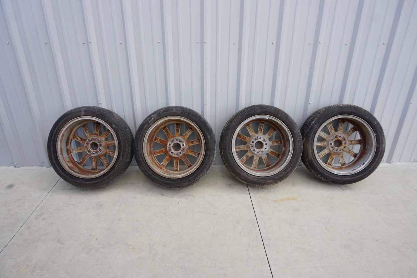 2014 BMW F10 F13 650I Front Rear Wheel Rim 8JX18 ET:30 Style Star Spoke SET